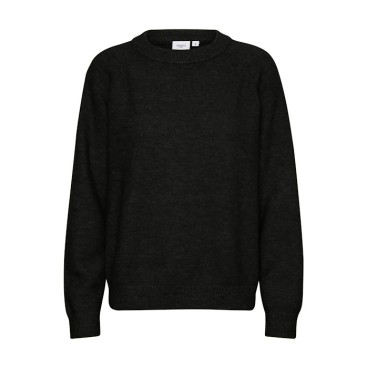 Striktrøje / Pullover "GarbieSZ" sort - Saint Tropez