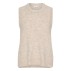 Vest "GelaSZ" beige strik - Saint Tropez