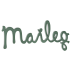 Maileg træ logo, mint farvet - Maileg